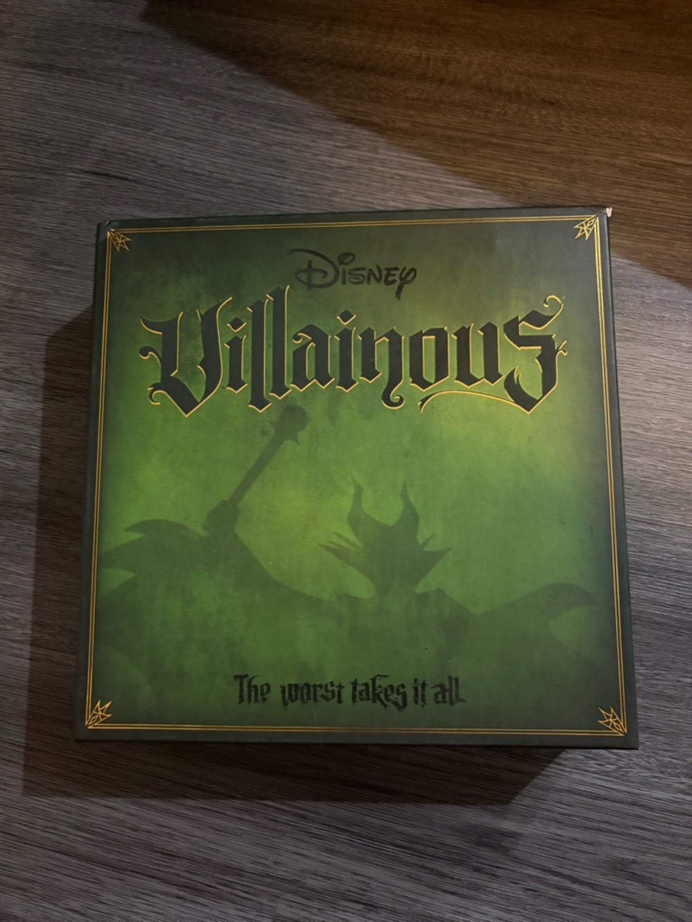 Disney Villainous Strategy Board Game - Green with Gold Accents
